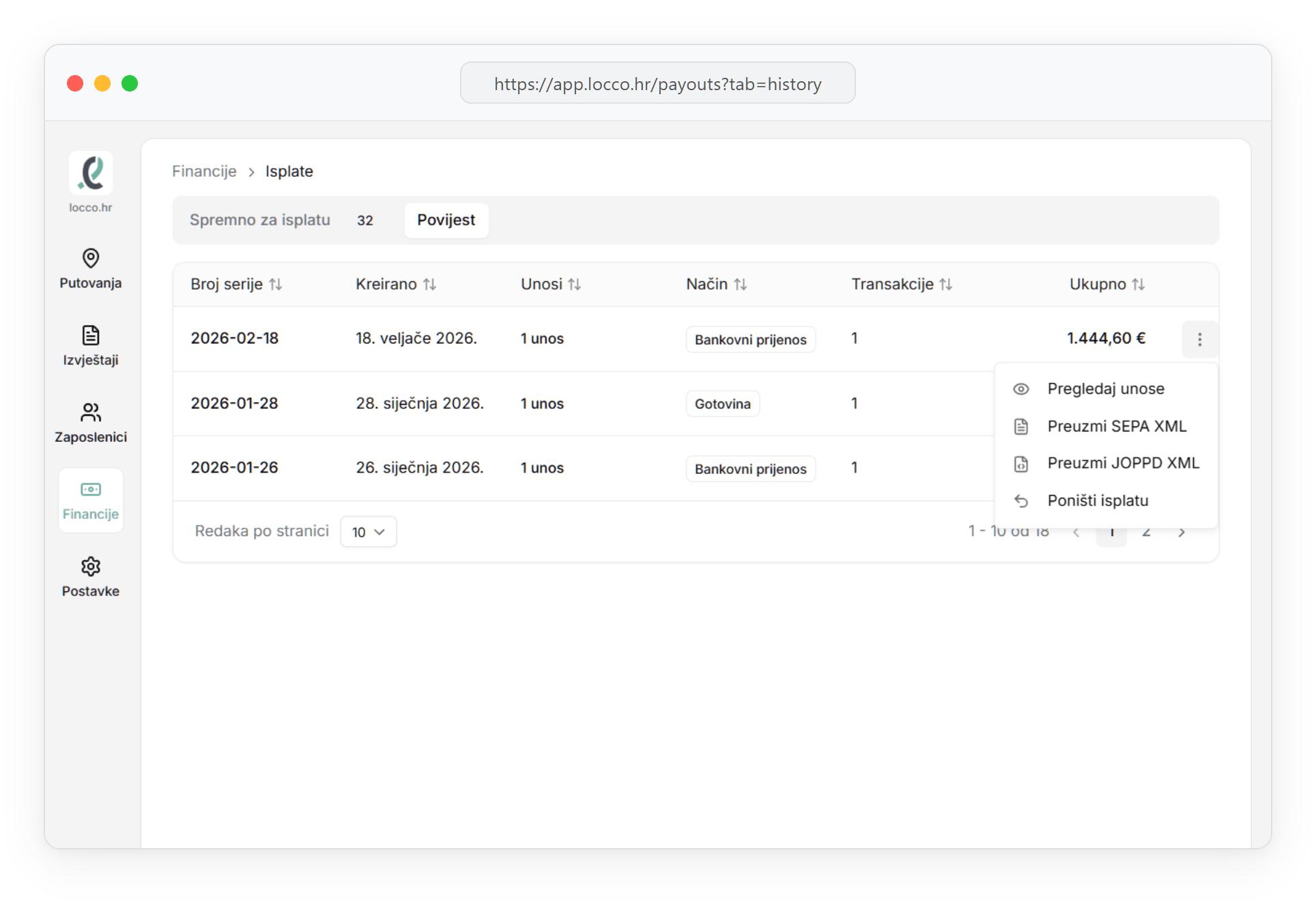 Preuzimanje JOPPD XML-a iz isplate u loccu